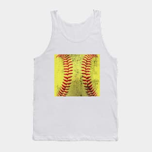 Dirty softball texture sport Tank Top